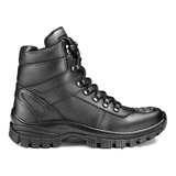 Bota Coturno Adventure Motociclista Couro Bovino 