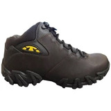 Bota Coturno Bruce Bull Terrier Burnet Couro Legitimo Mascul