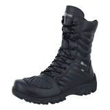 Bota Coturno Motoqueiro Ziper Palmilha Em Gel Crshoes 8020