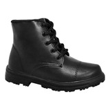 Bota Coturno Unissex Infantil Cano Curto Botinha Tratorado