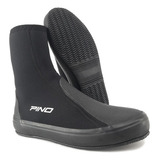Bota De Neoprene Mergulho Pino 3mm Sola Vulcanizada 