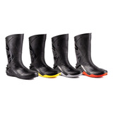 Bota De Pvc Cano Longo Antiderrapante Impermeável Com Forro