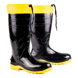 Bota De Pvc Cano Longo Preta