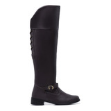 Bota Estilo Over The Knee Com Ajuste Em Cadarço Schiareli