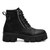 Bota Feminina Cano Curto Casual Moderna Moda Inverno Jdk177