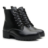Bota Feminina Cano Curto Casual Moderna Moda Inverno 