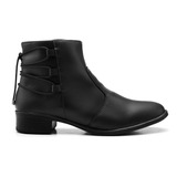 Bota Feminina Cano Curto Flat Country Tratorada Blogueira
