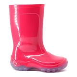 Bota Infantil Impermeável Leve Kid Pink Galocha Menina