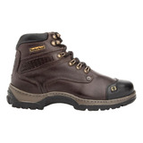 Bota Masculina 100% Couro Original Palmilha Gel Resistente