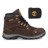 Bota Masculina 100%couro Timberland Original Palm Gel Brinde