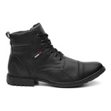 Bota Masculina Couro Legítimo Coturno Casual