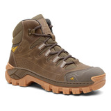 Bota Masculina Kansas Tenis Couro Legítimo Motoqueiro Race
