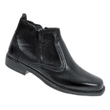 Bota Masculina Preta Campolina Couro Solado