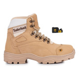 Bota Masculina Timberland Confortável Trilha + Kit Brindes