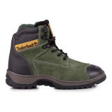 Bota Masculina Timberland Couro Legitimo Resistente Promoção