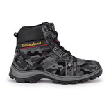 Bota Masculina Timberland Original Couro Resistente Promoção