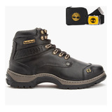 Bota Masculina Timberland Trabalho Confort Promoção +brindes