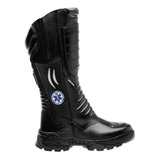 Bota Masculino Feminina Em Couro Legitimo Aph + Carteira