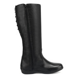 Bota Montaria Feminina Cano Longo Ajustavel Couro Legitimo