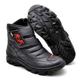 Bota Motociclista Motoqueiro Th3 Couro Cano