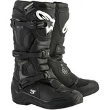 Bota Motocross Alpinestars Tech 3 Preto Motoqueiro Off Road