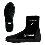 Bota Neoprene Mergulho 5mm Fun Dive