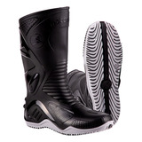 Bota Pvc Chuva Impermeável Motociclista Motoboy