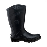 Bota Pvc Galocha Limpeza Profissional Bico Aço Cano Longo Ca