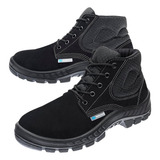 Bota Segurança Epi Marluvas Botina Nobuck Bico Pvc 50b26 Cb