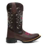 Bota Texana Feminina Country Em Couro