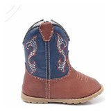 Bota Texana Infantil Country Bebê Menino E Menina Em Couro