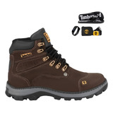 Bota Timberland Conforto Trabalho Sola Costurada +brindes