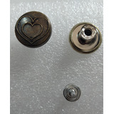 Botao Calca Jeans 17 Flex Metal Kit 100 Pcs O. Velho Coração