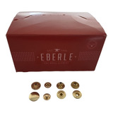 Botão Colchete Eberle Nº14 Ferro Dourado Kit C/100