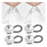 Botão Extensor Colarinho Alargador Camisa Inoxidável Kit 3