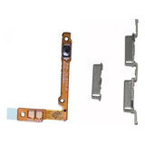 Botão Externo + Flex Power Para Galaxy J7 Metal J5