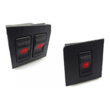Botão Interruptor De Vidro Elétrico Uno/fiorino Kit 2 Le/3ld