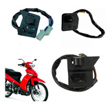 Botão Interruptor Partida Buzina Pisca Luz Alta Crypton 115