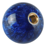 Botão Manual Do Veículo Automático Em Bola Azul Profundo