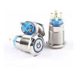 Botão Power Led Liga/desliga + Voltimetro Simples Rack Movel