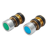 Botão Seringa Tríplice Kit, Azul E Verde- Mod Antigo Dabi