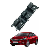 Botão Vidro Elétrico Kia Cerato 2014 C/ 2x Tecla Auto