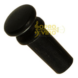 Botão Viola De Arco Ébano Preto Estandarte Hofner