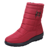 Botas De Neve De Inverno Femininas Impermeáveis E Quentes