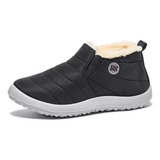 Botas Impermeáveis De Neve Unissex De Quentes Moda Pelúcia