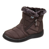 Botas Impermeáveis Frío Extremo Neve Bota Forrada C/ Pelos C