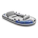 Bote Barco Inflável Excursion Para 4 Pessoas Intex