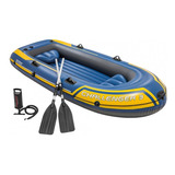 Bote Inflável Challenger 3 Set C/ Acessórios - Intex 68370 