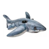 Bote Inflável Tubarão Branco - Intex 57525 Cor Cinza