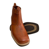 Botina D' Milton Masculina 07- 7050 Chocolate